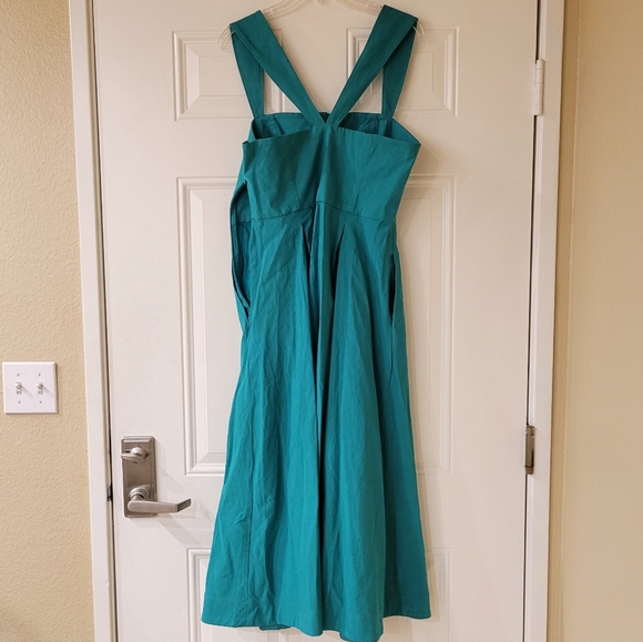 Anthropologie Maeve Square Neck Buttondown Dress - Picture 6 of 11